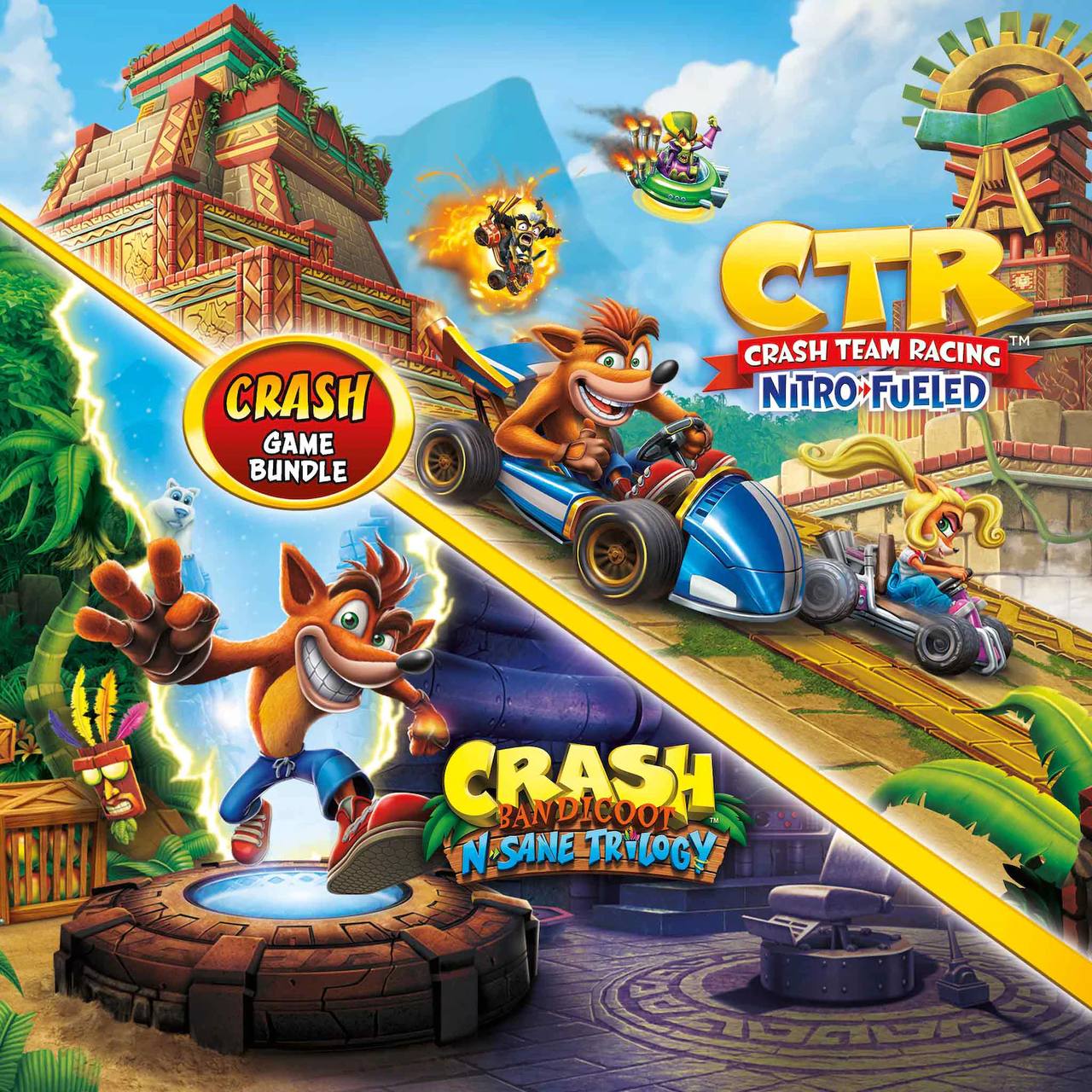 Crash Bandicoot Bundle N. Sane Trilogy + CTR Nitro Fueled